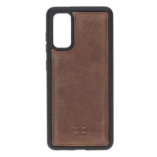 Samsung Galaxy S20 Leather Flexiable Back Cover Case - Brand My Case