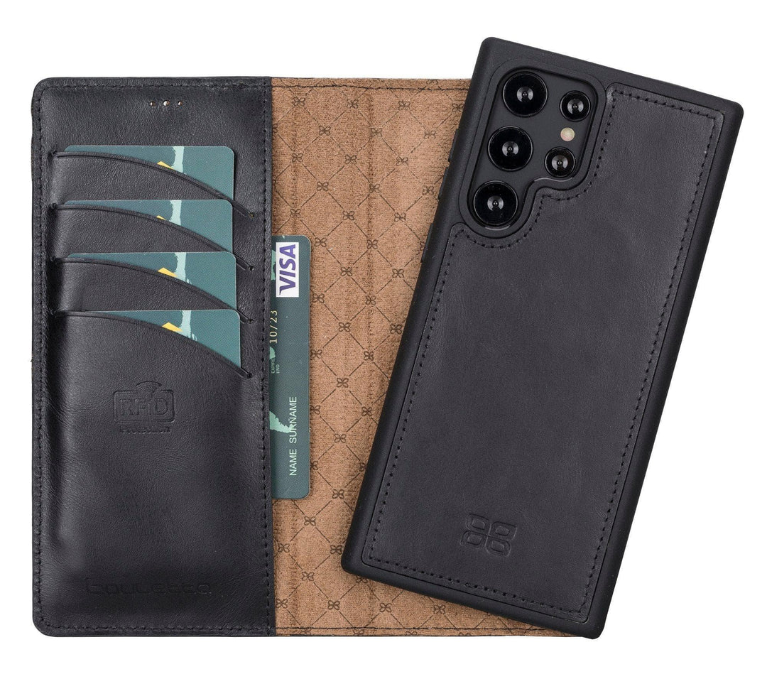 Samsung Galaxy S22 Series Leather Detachable Wallet Case - MW - Brand My Case