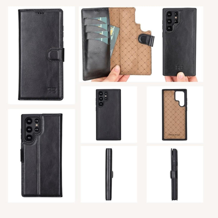 Samsung Galaxy S22 Series Leather Detachable Wallet Case - MW - Brand My Case