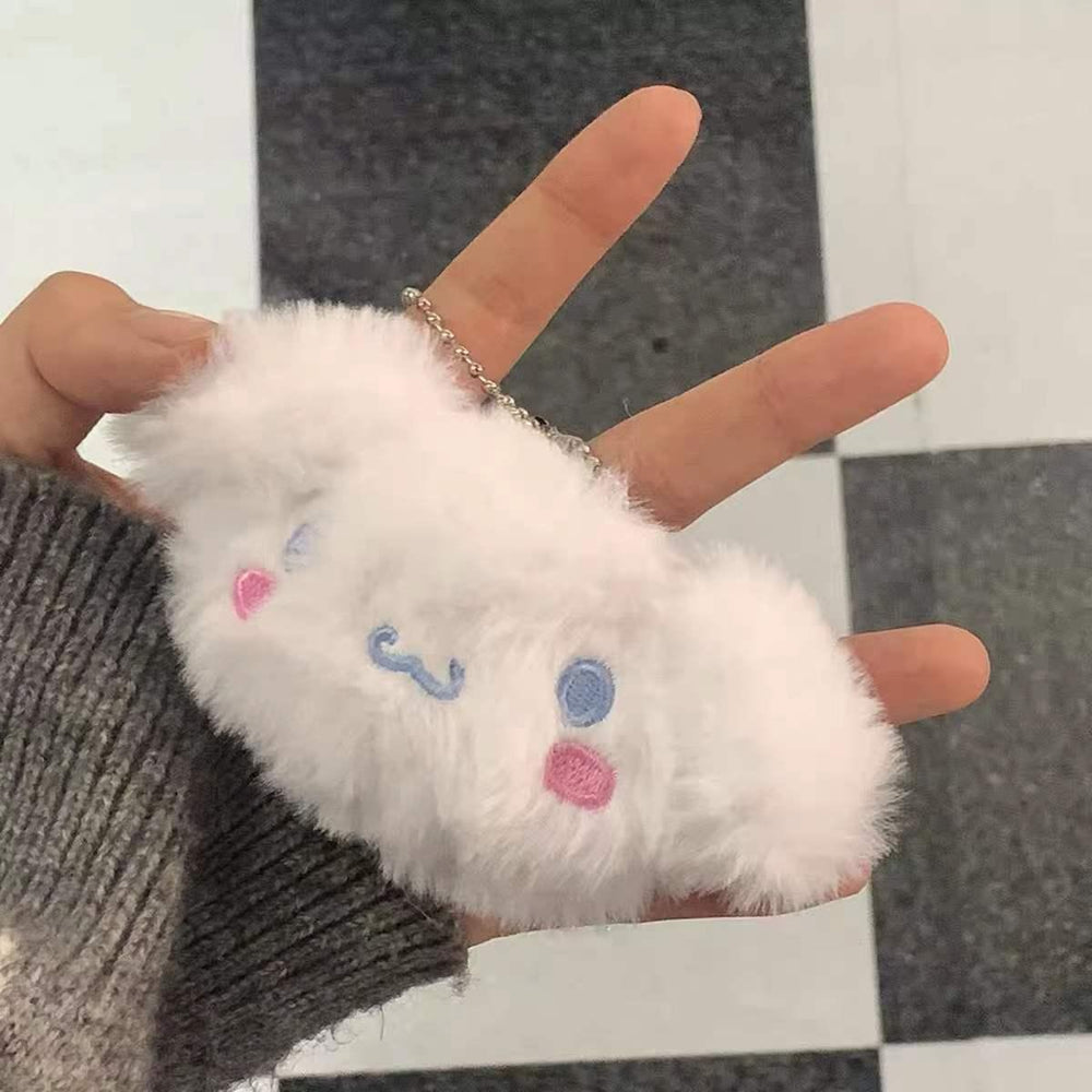 Sanrio Plush KeyChain Purse Bag Hello Kitty Doll keyring Anime Stuffed Backpack Pendant Melody Cinnamoroll Cute Wallet Girl Toy - Brand My Case