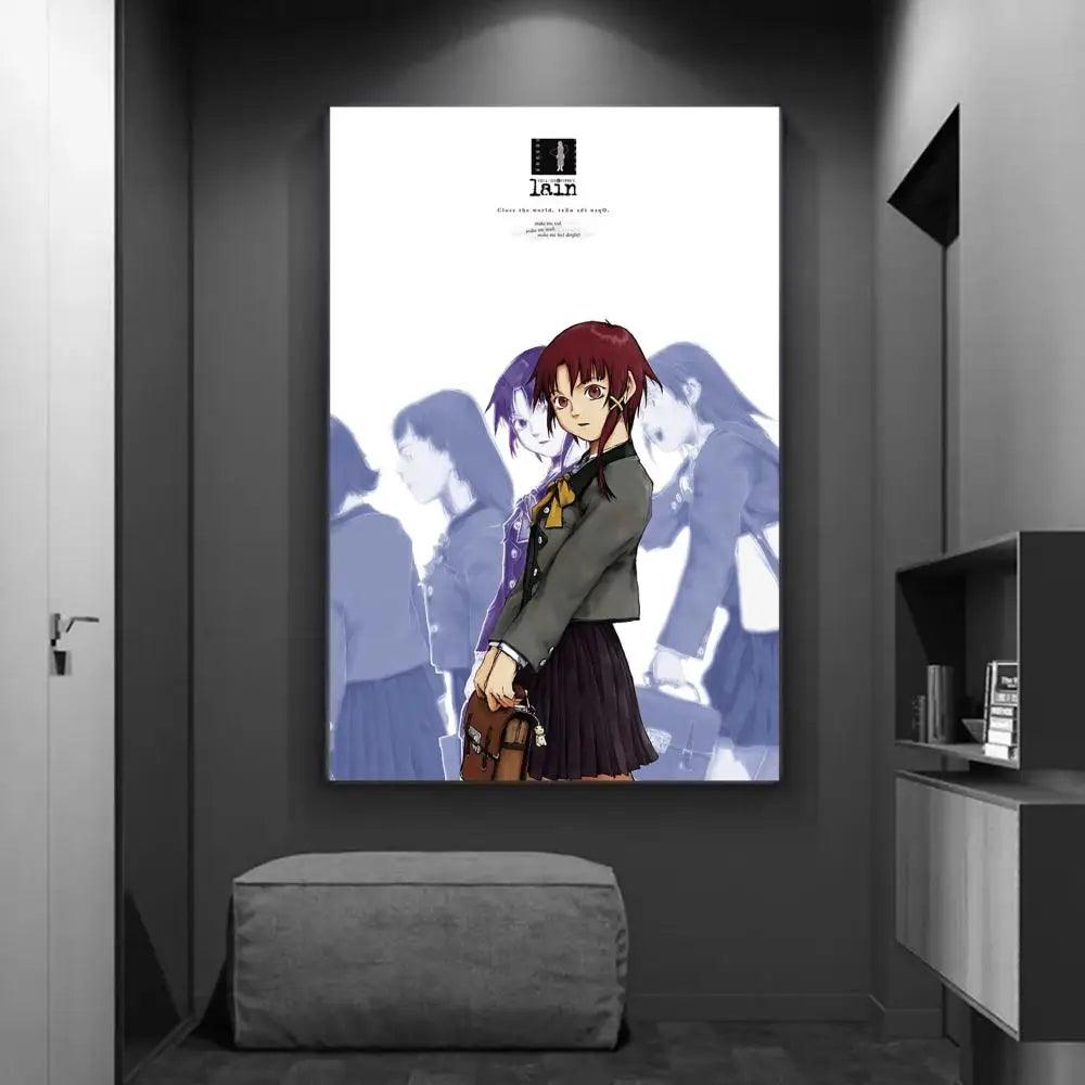 Serial Experiments Lain Anime Premium Poster - Brand My Case