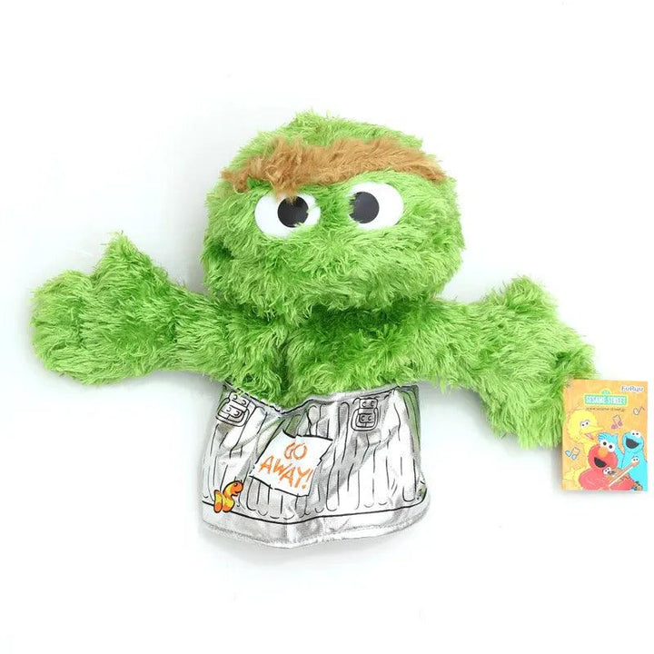 Sesame Street Hand Puppet Show Large Puppet Elmo Cartoon Soft Plush Doll Birthday Christmas Party Show For Children Kids Gifts - Brand My Case