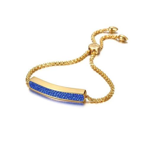 Shiny Linear Friendship Bar Bracelet - Brand My Case
