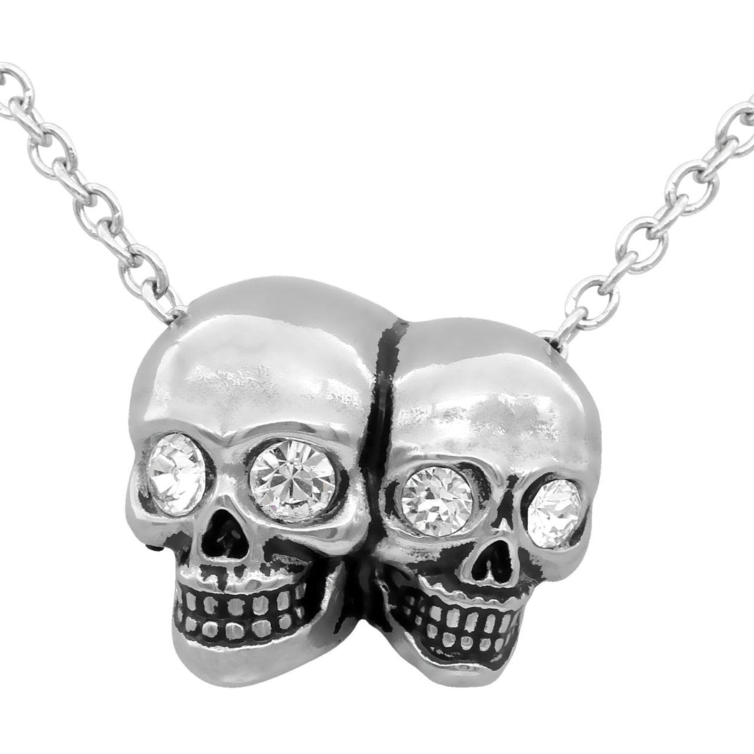 Siamese Skulls Necklace - Brand My Case