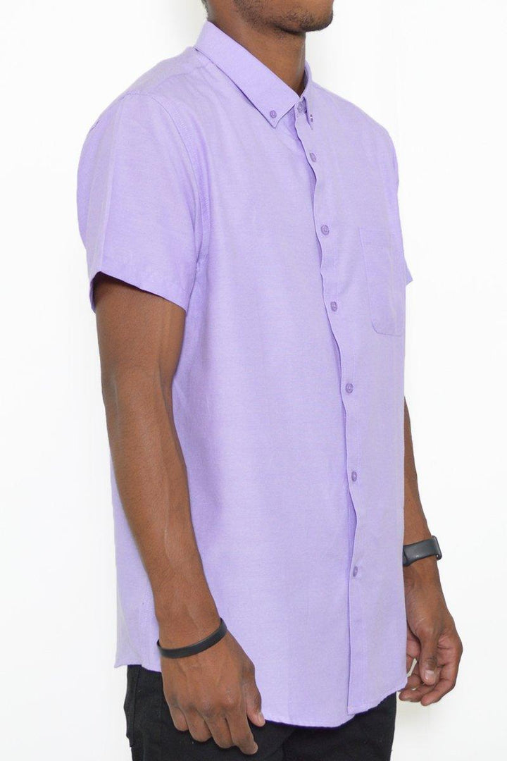 SIGNATURE SHORT SLEEVE BUTTON DOWN SHIRT - Brand My Case