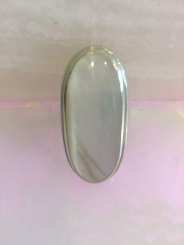 Silver Mother Of Pearl Ring (Oval) - Brand My Case