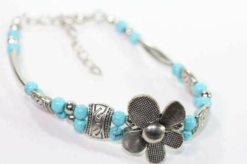 Silver Petal Flowers Bracelet - Brand My Case