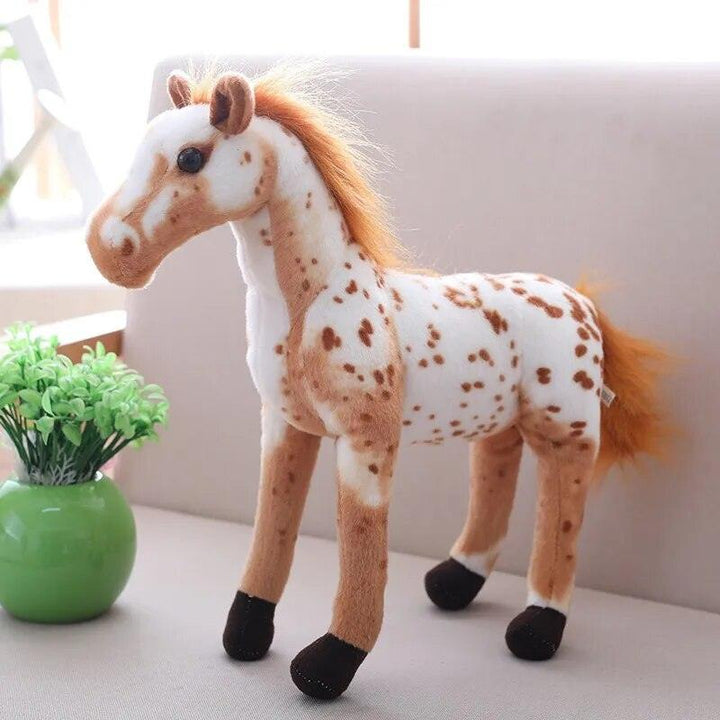 Simulation Horse Plush Toy 4 Styles Stuffed Animal Dolls High Quality Classic Toys Kids Birthday Gift Home Decor Prop Toy - Brand My Case