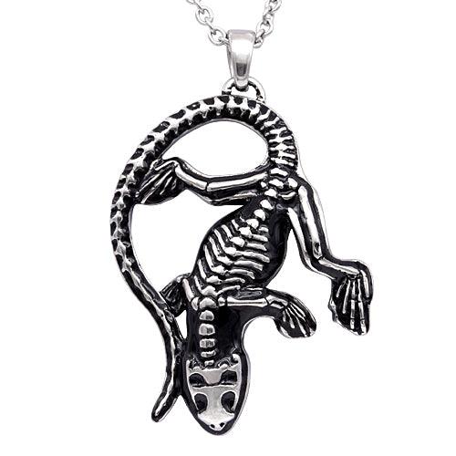 Skeletal Lizard Necklace - Brand My Case