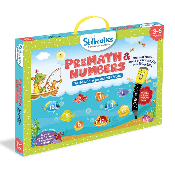 Skillmatics Pre-Math And Numbers - Kids Early Education - 17 Write &