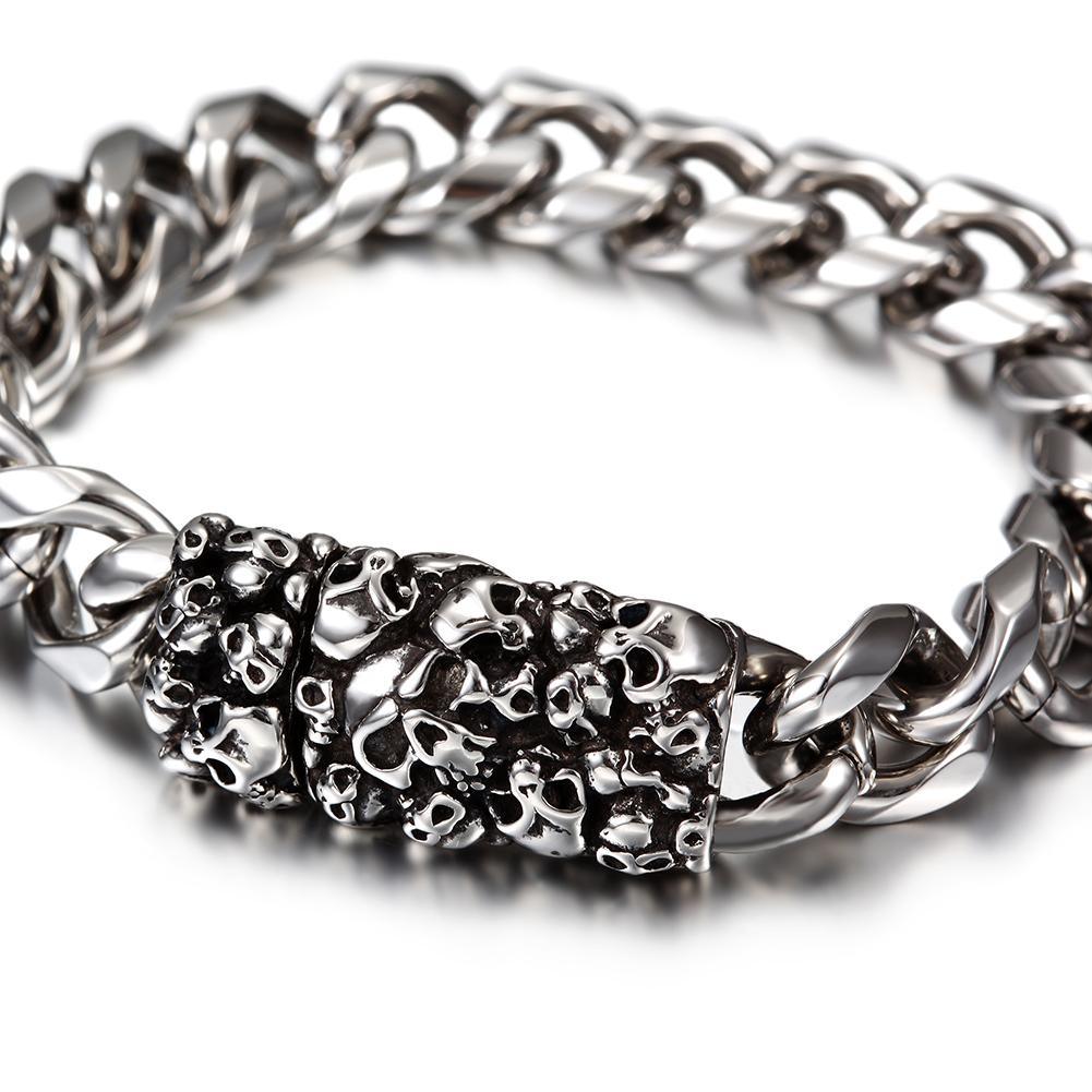 Skull Chain Bracelet - Brand My Case