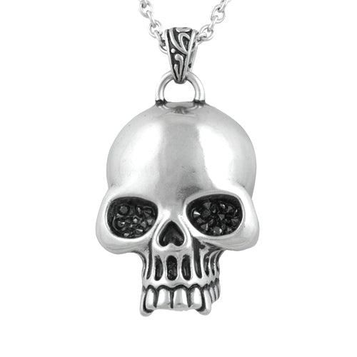skull glimmer necklace - Brand My Case