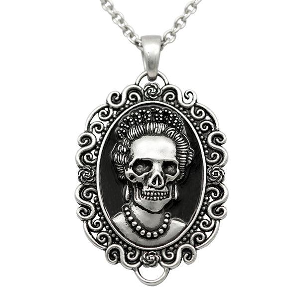 Skull Queen Cameo Necklace - Brand My Case