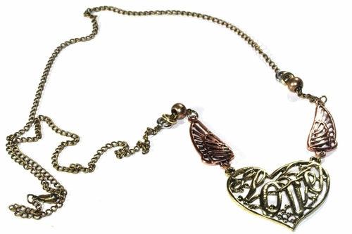 Soaring Love & Angel Wings Necklace - Brand My Case