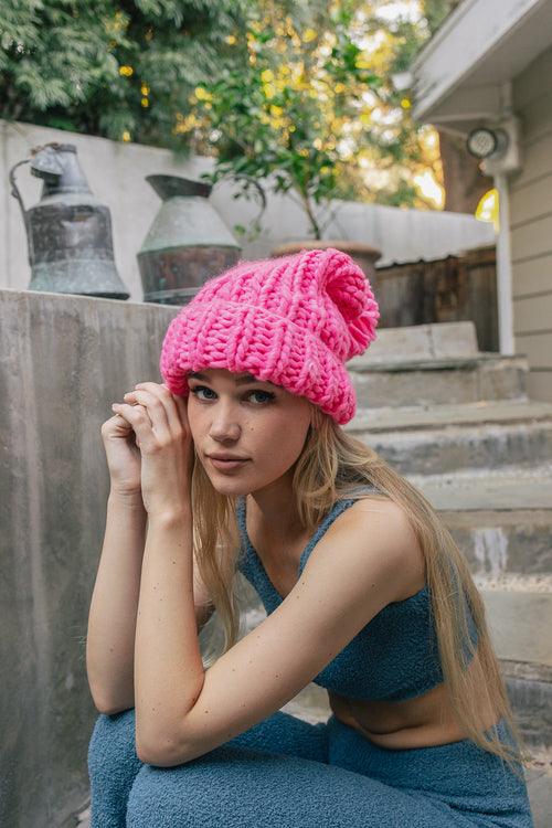Soft Chunky Cable Knit Beanie - Brand My Case
