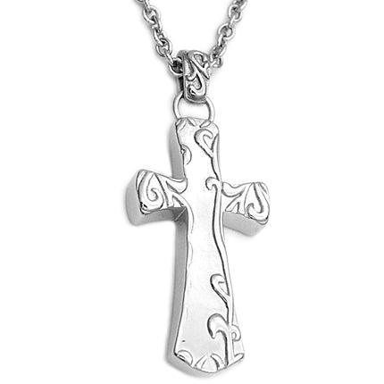 Solid Cross - Classic Cross Necklace - Brand My Case