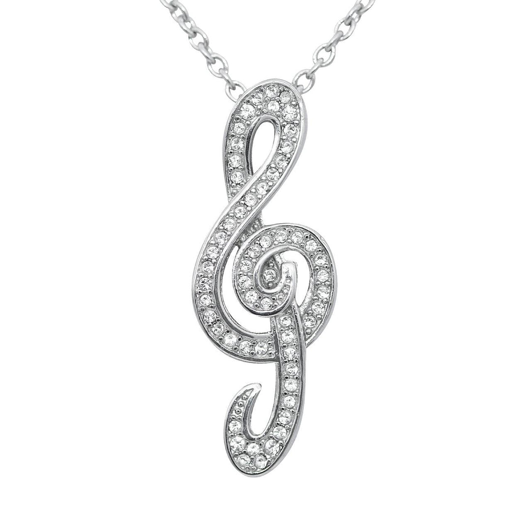 Sparkling Music Note Necklace - Brand My Case