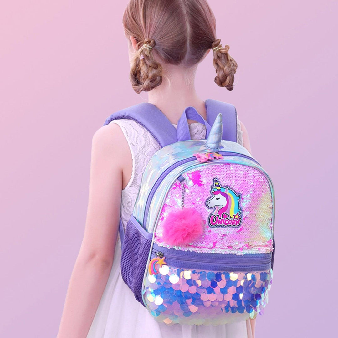 Sparkling Unicorn Sequins Backpack - Brand My Case