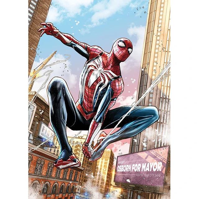 Spider-Man Marvel Movie Poster - Games Wall Art Print - Modern Home Decor - Brand My Case