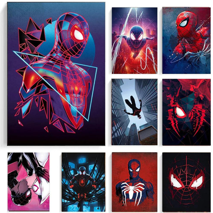 Spider-Man Marvel Movie Poster - Games Wall Art Print - Modern Home Decor - Brand My Case