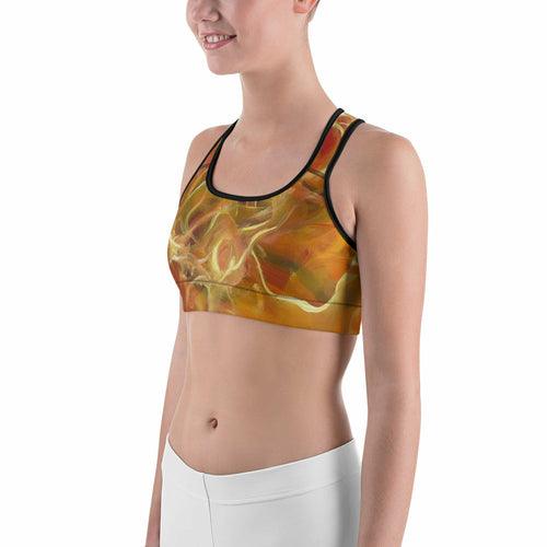 Sports bra - Fire - By Ingrid and Kaori - Brand My Case