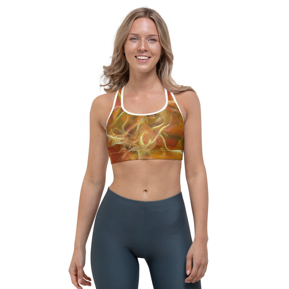 Sports bra - Fire - By Ingrid and Kaori - Brand My Case