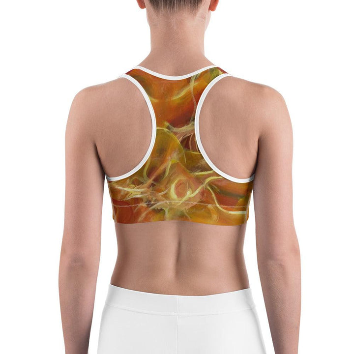 Sports bra - Fire - By Ingrid and Kaori - Brand My Case