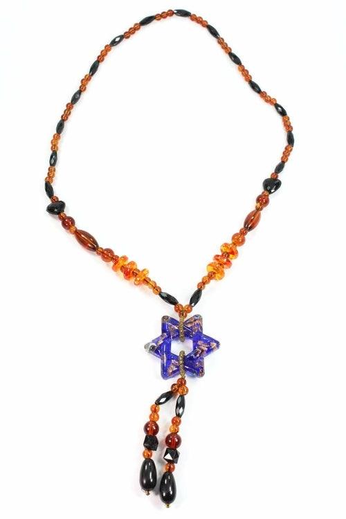 Star Pendant Gypsy Style Shimmer Necklace - Brand My Case