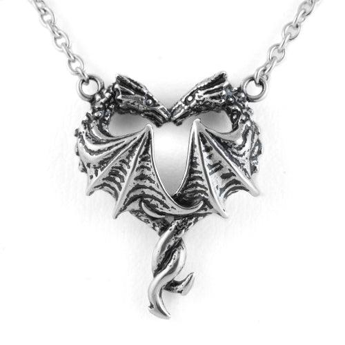 Steamin‚Äô Hot Love Dragon Heart Necklace - Brand My Case