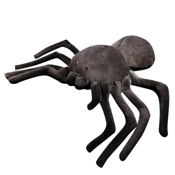 Stuffed Animals Simulation Black Spider PlushToy Big Size Trick Doll RealLife lifelike Spider Throw Pillow Kids Scary Horror Toy - Brand My Case