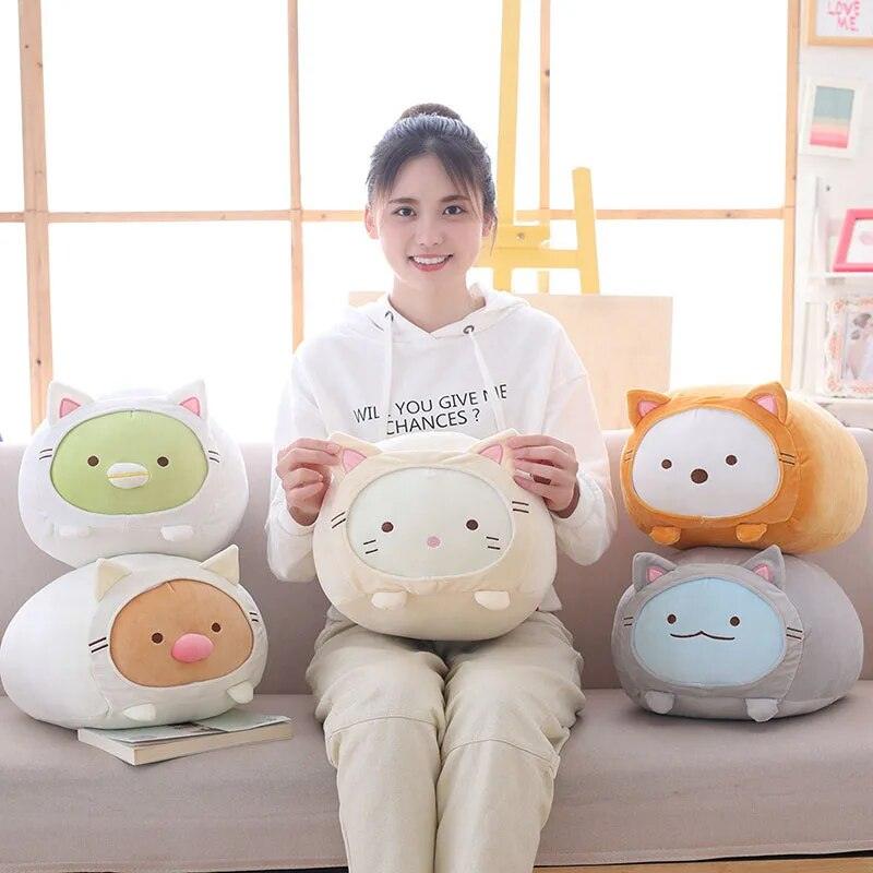 sumikko gurashi plush toy stuffed soft anime plush Corner Bio pillow cushion baby kids toys birthday gift for children - Brand My Case