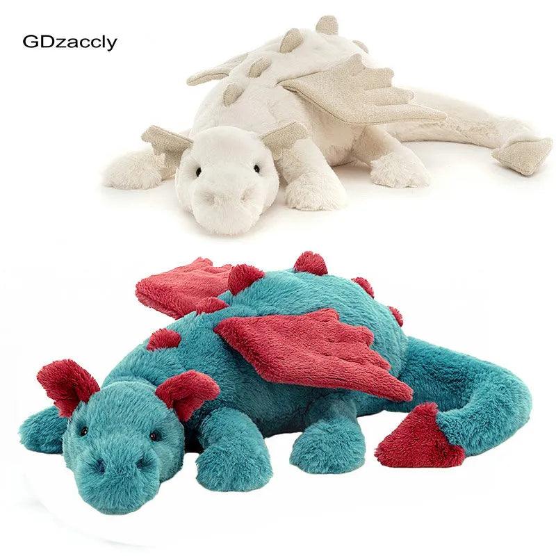 Swag Green Evil Dragon Plush Toys Stuffed Pterodactyl Dinos Flying Wings White Dragons PLushies Dolls Birthday gift for Boy - Brand My Case