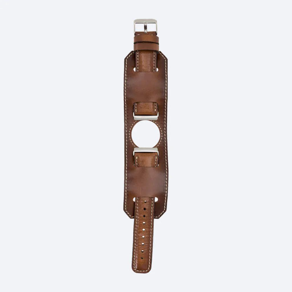 Swansea Cuff FitBit Leather Watch Straps - Brand My Case