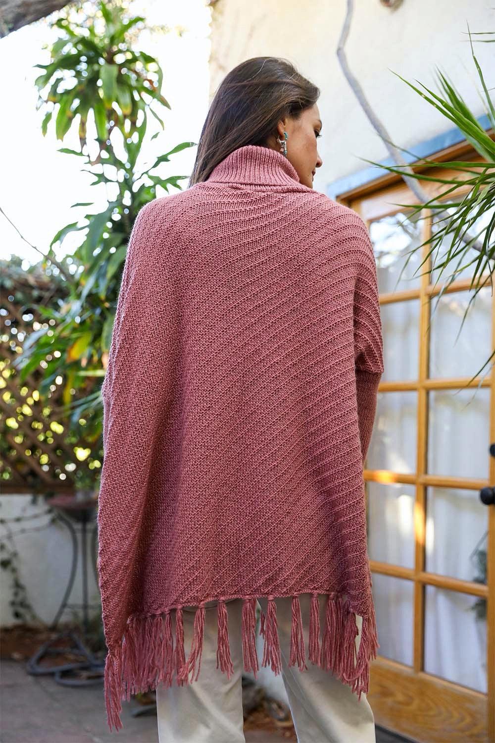 Sweater Weather Roll-Neck Poncho - Brand My Case
