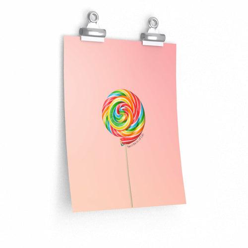 Sweetness of Life Lollipop Poster - Brand My Case