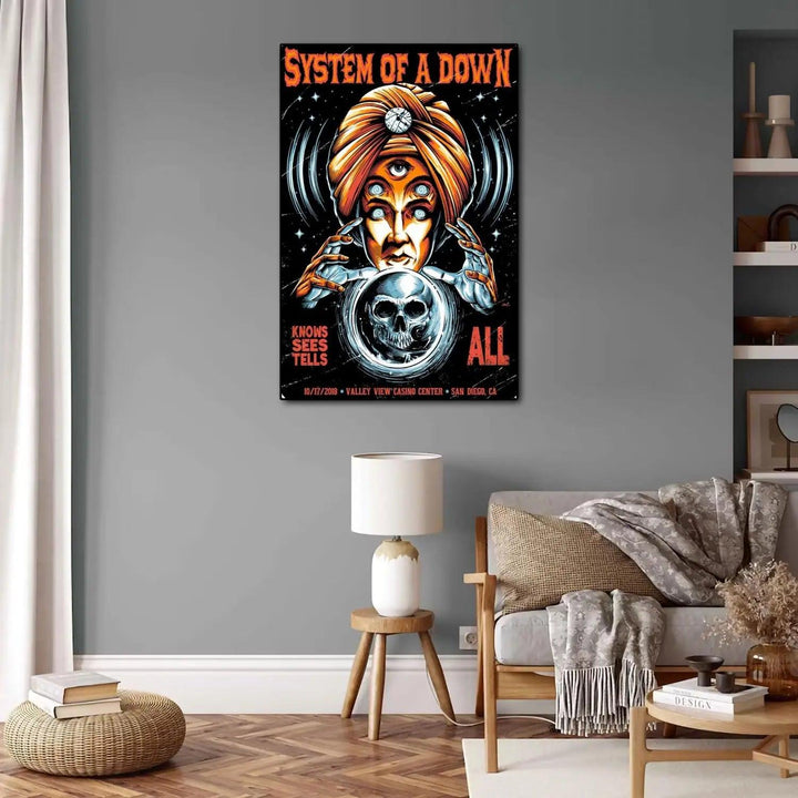 System of a Down Band Poster - Wall Art Gift - Room Decor - Brand My Case
