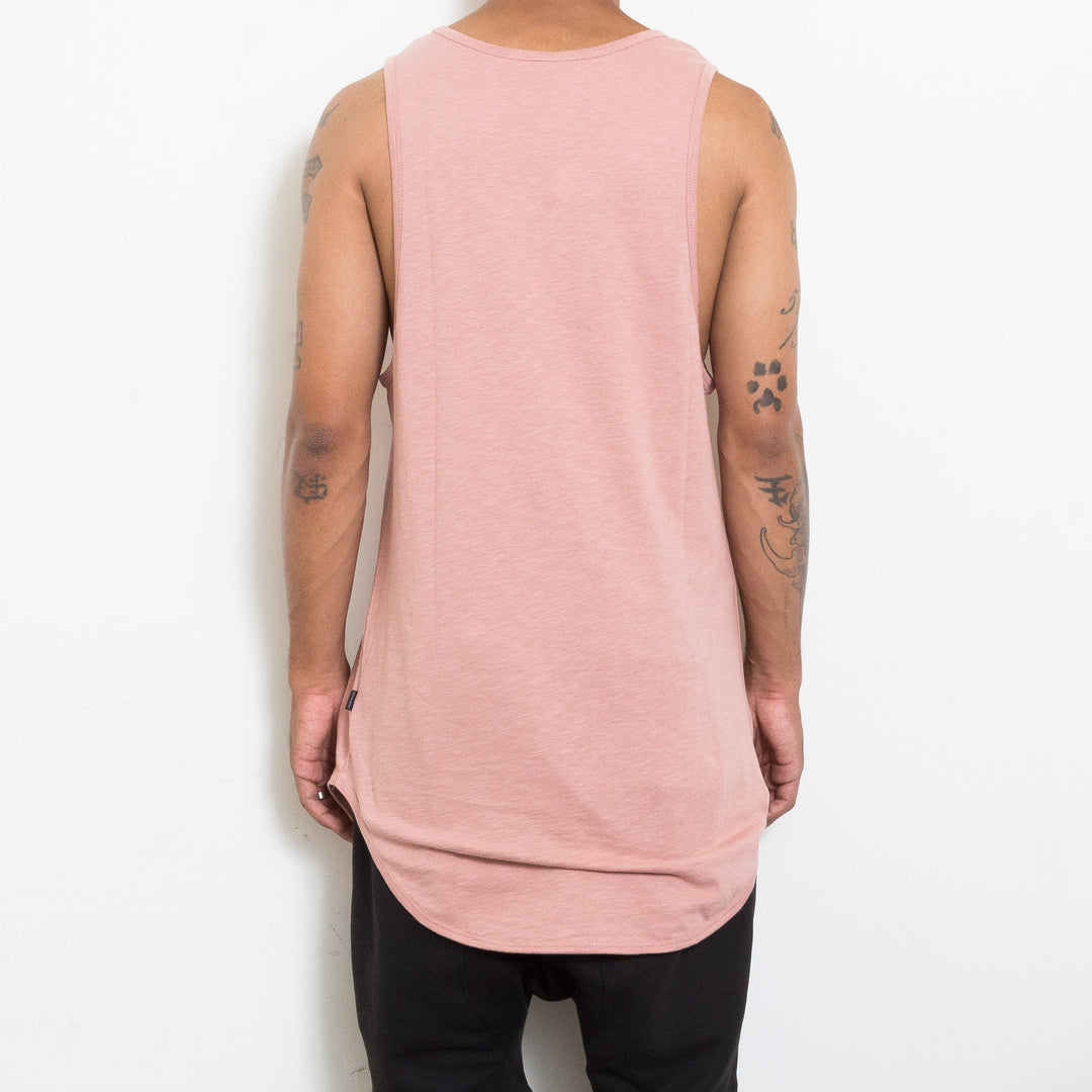 LANGES TANK MIT JACOBSMUSTER - PINK