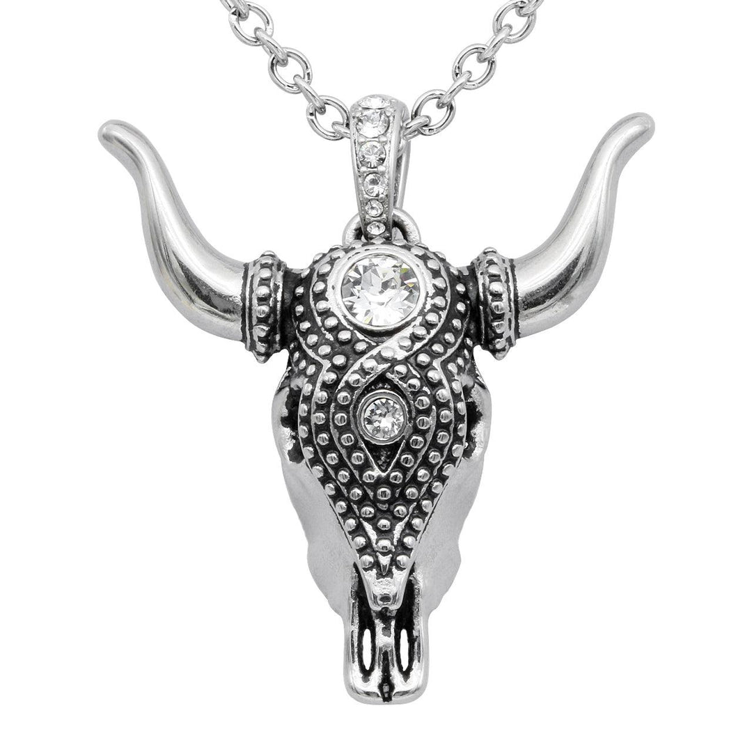 Taurus Bull Skull Necklace - Brand My Case