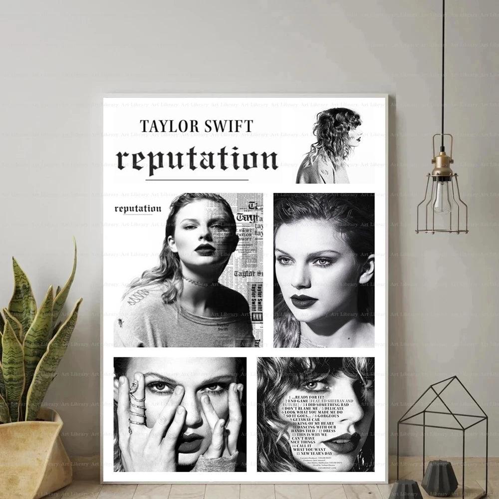 Taylor Swift Album Music Posters - Pop Singer Wall Art - Home Decor - Brand My Case