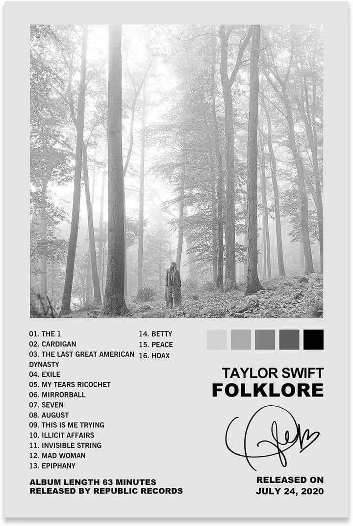 Taylor Swift Music Posters - Classic Album Wall Art - Home Decor - Brand My Case
