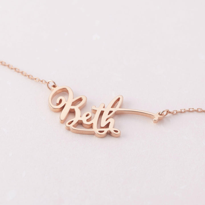 Teen Girls Necklace, Tween Girl Jewelry, Gold Nameplate Necklace - Brand My Case