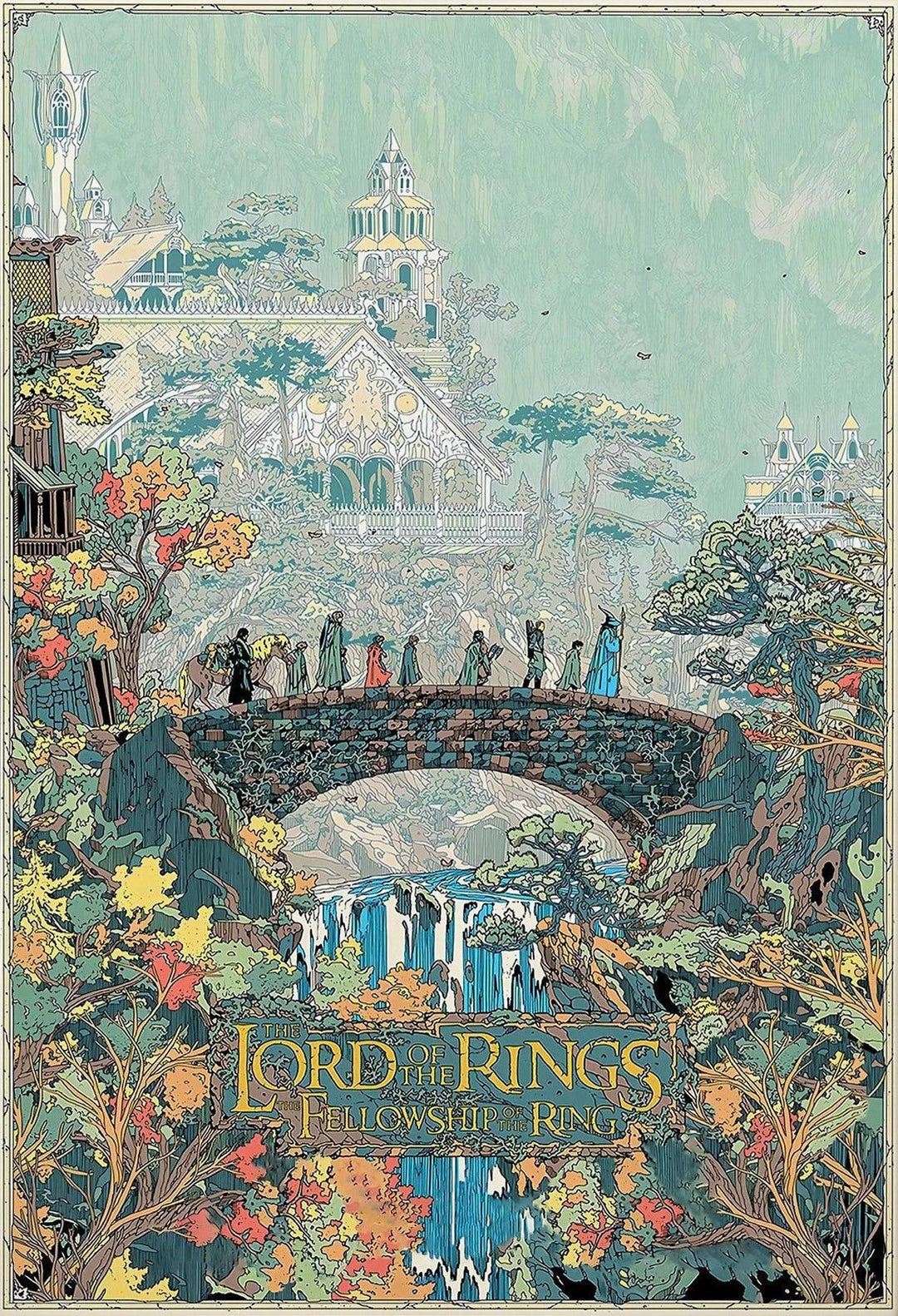 The Lord of The Rings Movie Poster - Colorful Magic Wall Art - Home Decor - Brand My Case