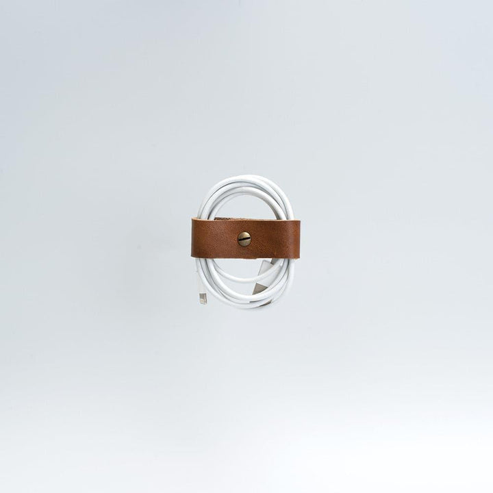 The Moon - Leather cord organizer for Apple's MagSafe Charger - Brand My Case