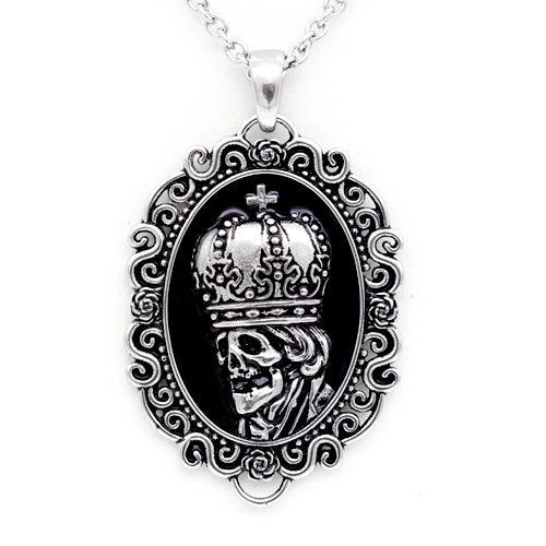The Religious Leader Skull Cameo Necklace - Brand My Case