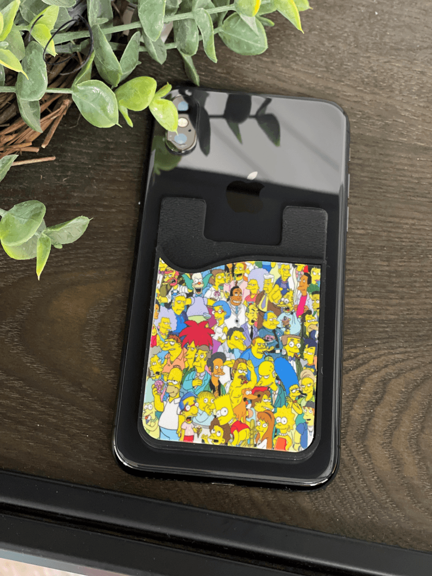 The Simpsons Card Caddy Phone Wallet - Brand My Case
