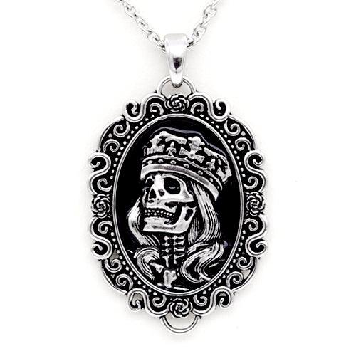 The Skull King Cameo Necklace - Brand My Case