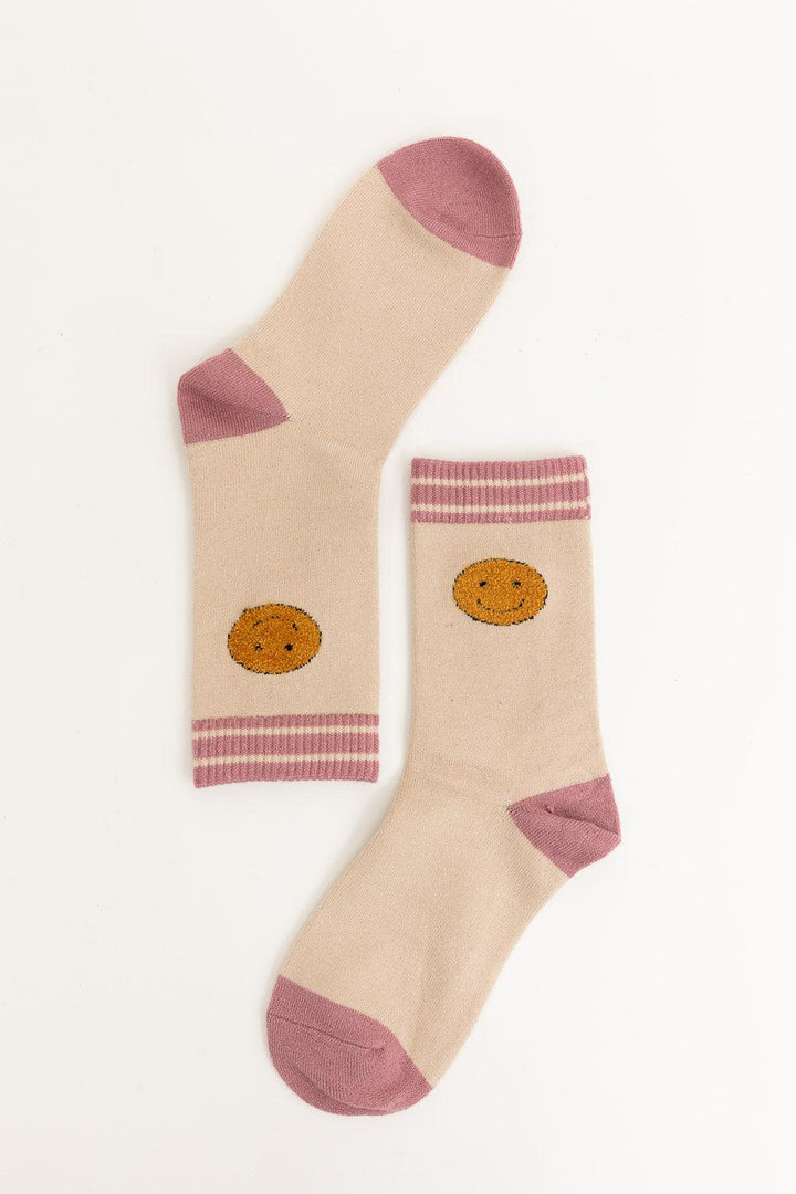 Threaded Smiles Crew Socks - Brand My Case
