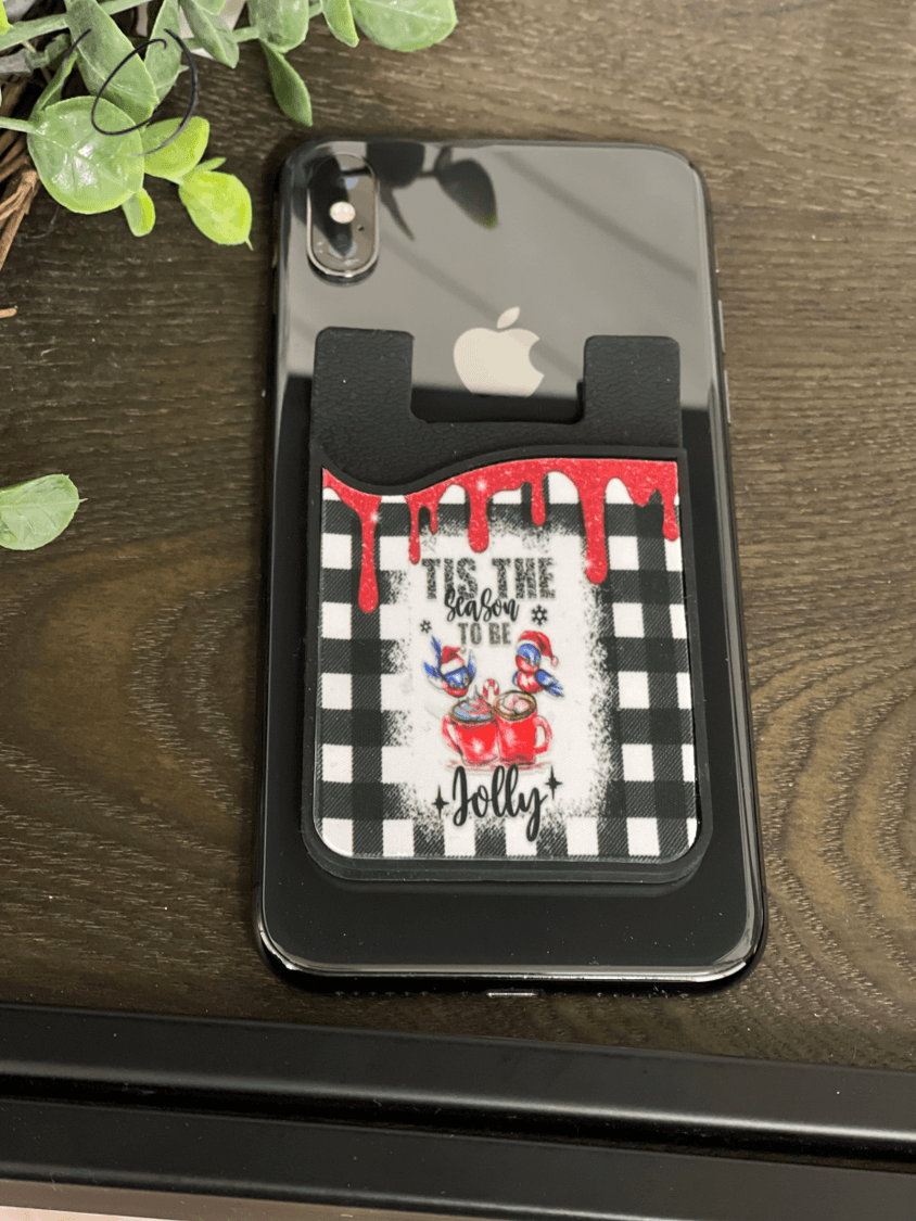 Tis The Season To Be Jolly Card Caddy Phone Wallet - Brand My Case