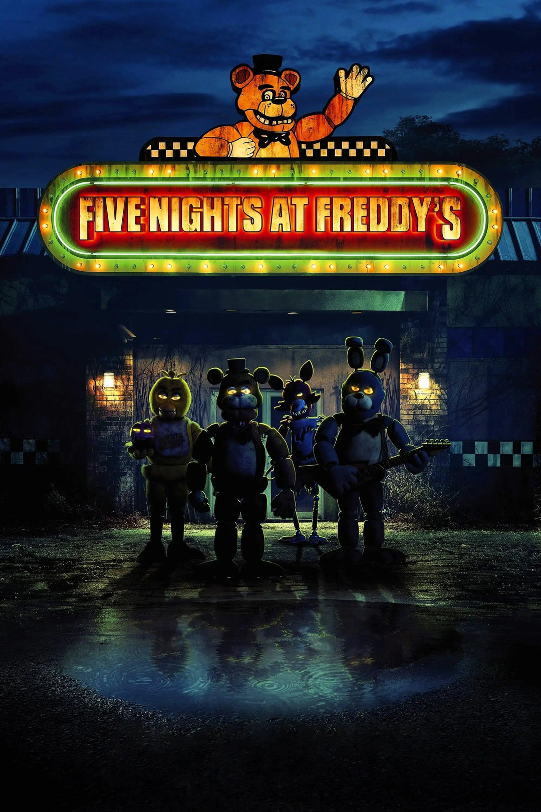 Title: Five Nights at Freddy's Canvas Art Print - Iconic Gaming Wall Poster - Brand My Case