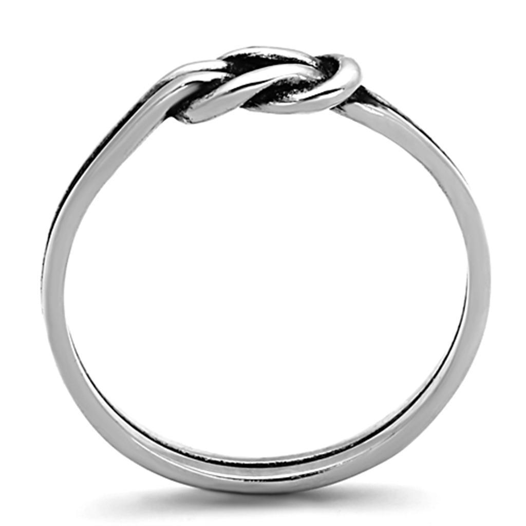 TK1239 - High polished (no plating) Stainless Steel Ring with No Stone - Brand My Case